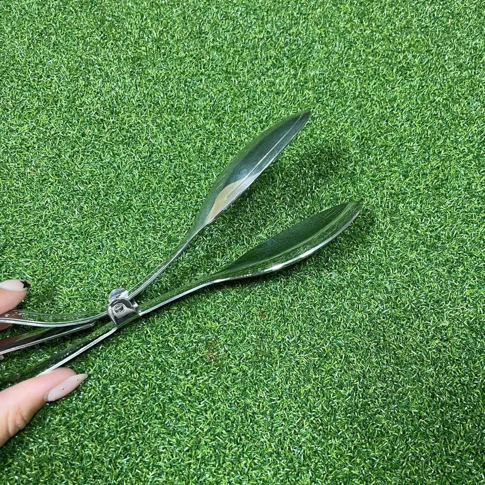 Pampered Chef Stainless Steel Salad Serving Tongs
